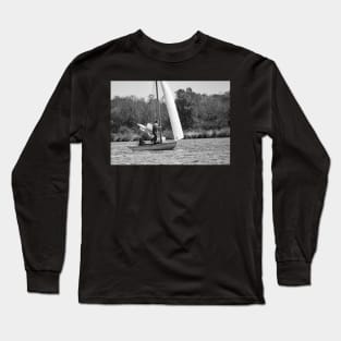 Packing up after a sail boat race on the Norfolk Broads Long Sleeve T-Shirt